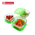 Glasschüsseln Küchenutensilien Set Glas Mahlzeit-Vorbereitung Container